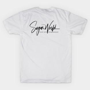 Sugar World Watermark Black T-Shirt